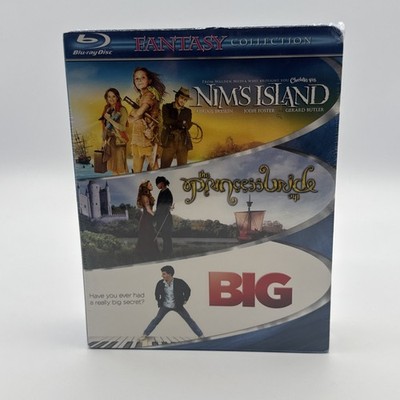 Nim's Island, Princess Bride, Fantasy Collection, Big (Blu-ray) New & Sealed