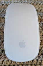 Apple A1296 Wireless Bluetooth Magic Mouse White MB829LL/A - Tested  Works 