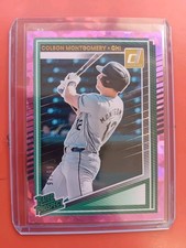 2025 Donruss Baseball Card #139 Colson Montgomery Pink Cracked Ice /99