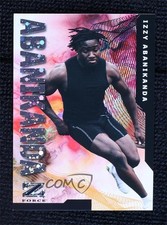 2023 Skybox Metal Universe Champions Z-Force Rave 1/1 Israel Abanikanda Izzy 6kv