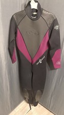 Seaquest Neoprene Wetsuit Size 7-8 3.2 MM Gray Black Includes Head Hood.