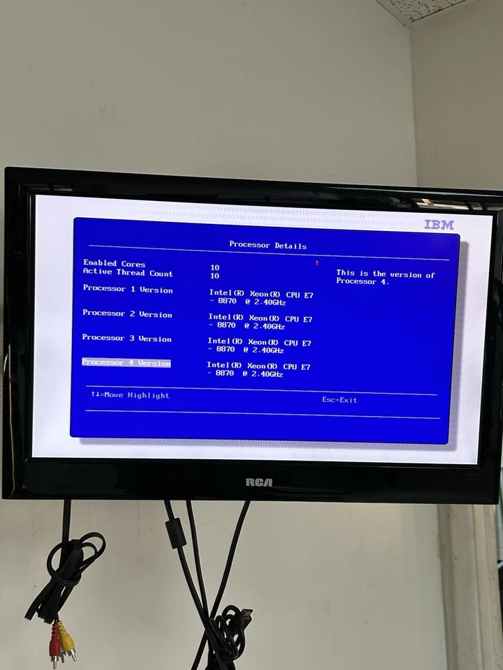 IBM X3850 X5 Server 4 x Intel Xeon E7-8870 CPU 512GB RAM 4x 300GB 10k RPM Drives - Image 4 of 4