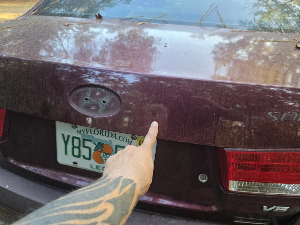 Hyundai Sonata 2006-2008 maletero tapa cubierta - gris encantador Foto 2 de 2