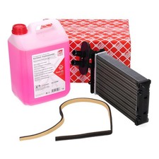 febi Wärmetauscher + 5L Frostschutz für VW GOLF 2 3 4 LUPO PASSAT B3/B4 POLO 6N