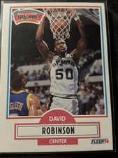 David Robinson San Antonio Spurs basketball card (1990 Fleet #172)