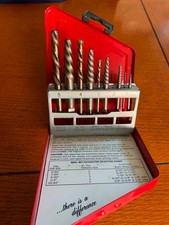 Snap-on 10pc 9pc Left Hand Cobalt Screw Extractor And Drill Set Exdl10
