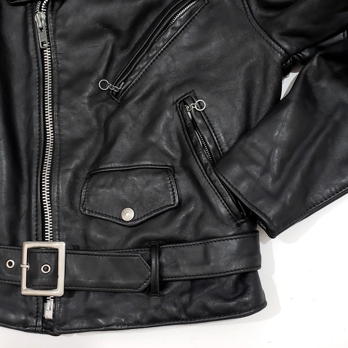 SCHOTT NYC 618 Steerhide Cowhide Perfecto Leather Biker Jacket