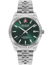 SWISS MILITARY HANOWA Men Analog Automatic Casual Watch Classic Dress Green Dial
