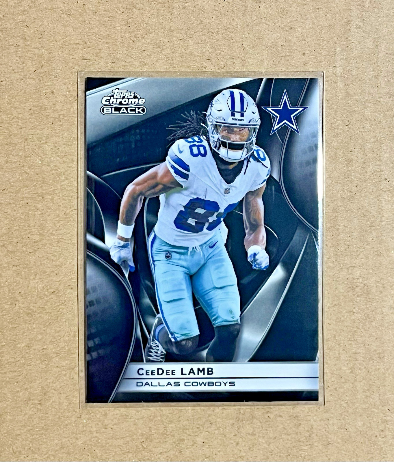 2025 Topps Chrome Black Football CeeDee Lamb #29 Dallas Cowboys