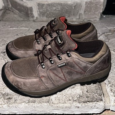 Bogs Bend Low Everdry Bio Grip Leather Hiking Shoes Boots 10.5 Men 71730-202