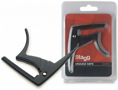 Stagg Ukulele Trigger Capo schwarz SCPUK BK