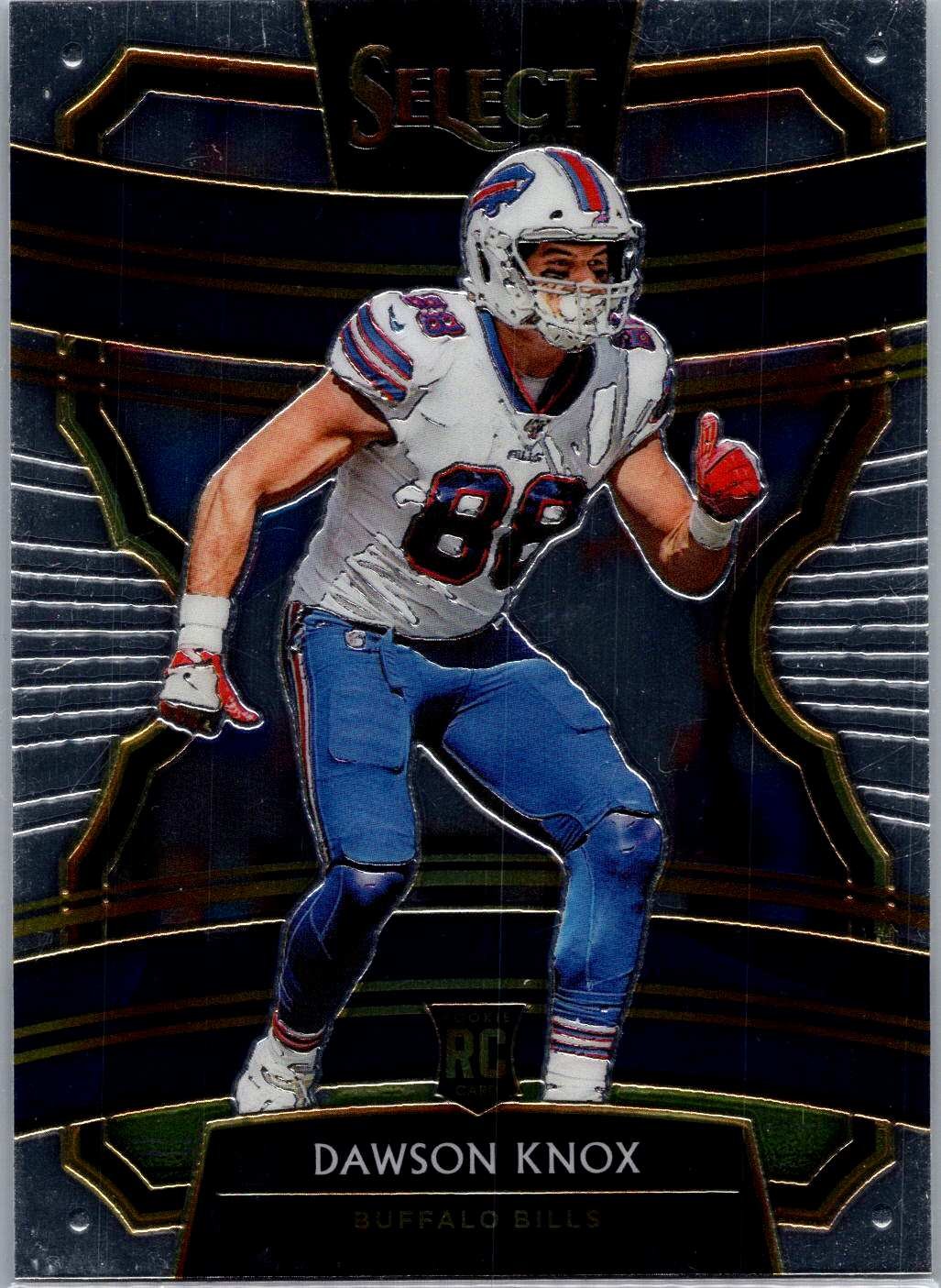 Dawson Knox #32 2019 Panini Select Rookie Buffalo Bills