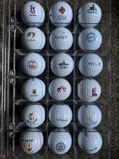 Lot of 18 Collectible Logo Golf Balls Golf Clubs, Resorts, US Open, PGA Events
