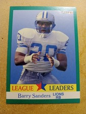 1991 Fleer League Leaders Barry Sanders #415