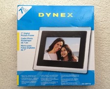 Dynex 7 LCD Digital Photo Frame - Black 7" Digital Picture Frame-NEW  