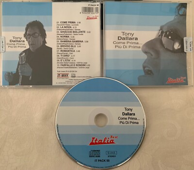 CD Tony Dallara Wie zuerst mehr als zuerst / Best Italia IT PACK 50 / IT WHY 2003