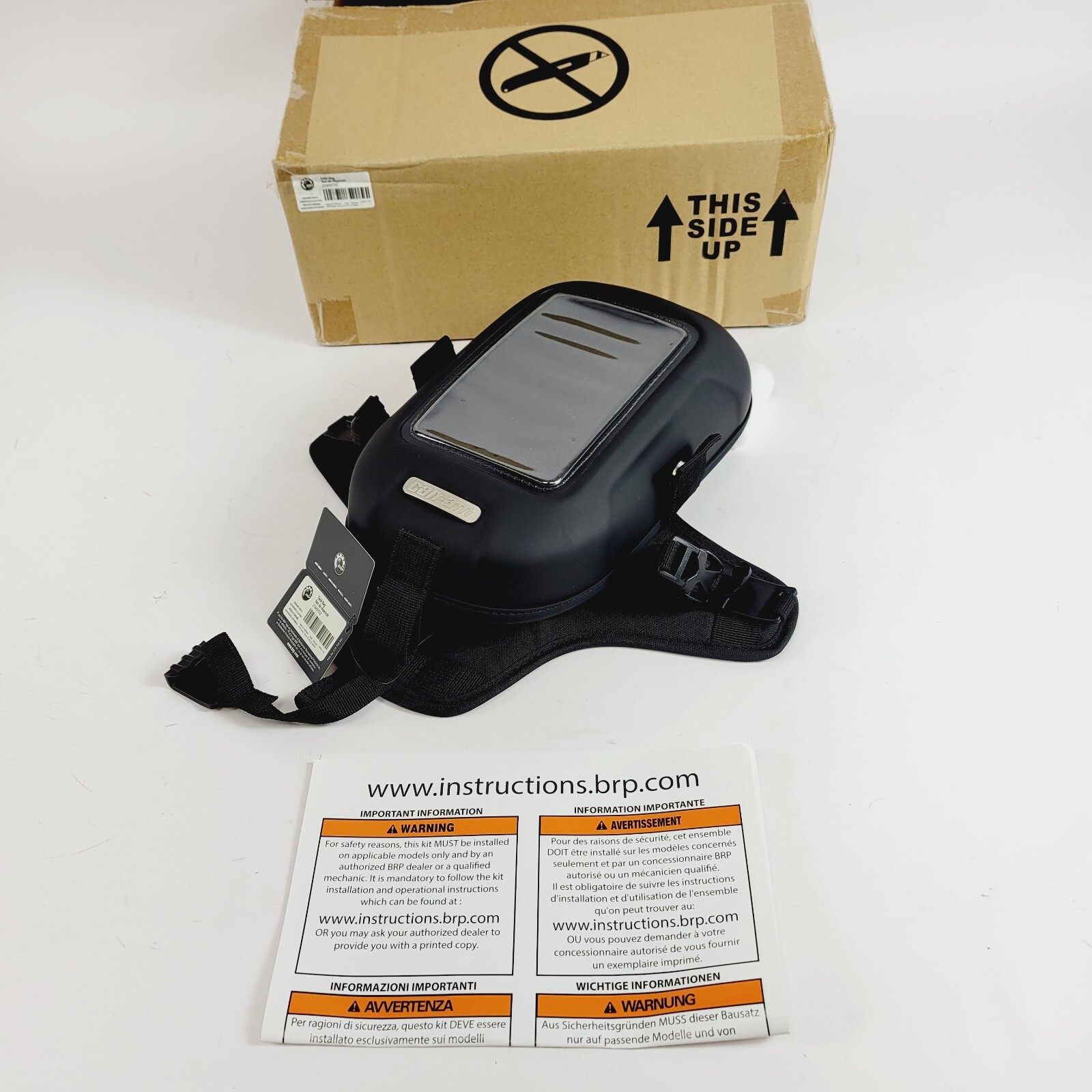 Can-Am Ryker Gas Tank Bag Kit Phone & Accessories Holder 219400762 OEM