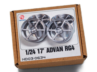 1:24 Hobby Design 17 inch Advan RG4 wheelset HD03-0634