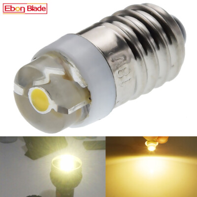 Warmweiß E10 0.5W Schraubsockel LED Birne 1.2V 1.5V 2.2V 2.5V 3V DC Licht Lampe