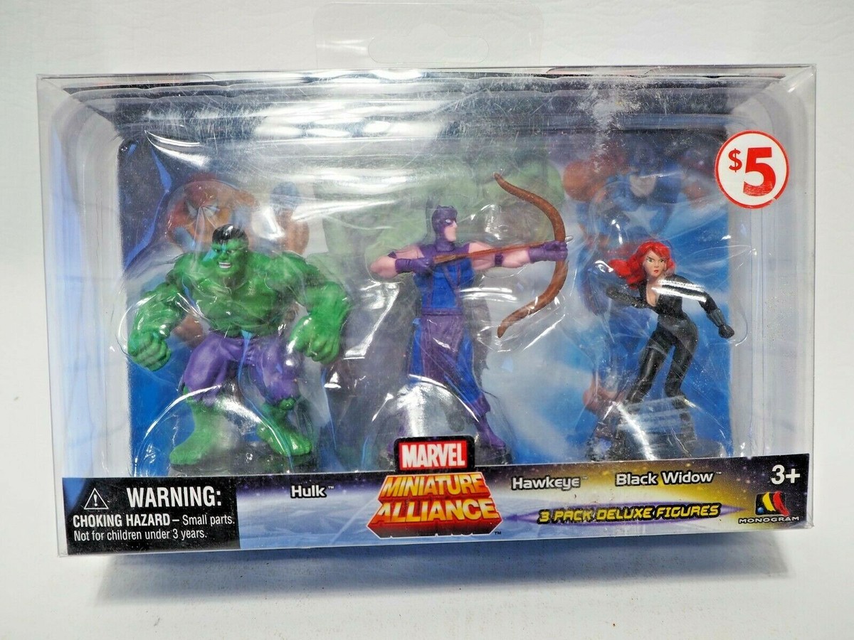 Marvel Miniature Alliance Pack Deluxe Figures Hulk, Hawkeye