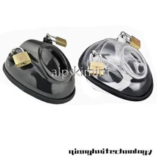 Oval Chastity Cage Urethra Lock Cages Peni Urethra Peni Ring Ball Stretcher Men