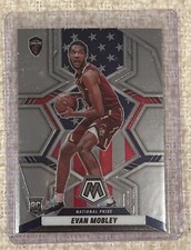 2021-22 Panini Mosaic Basketball Evan Mobley NATIONAL PRIDE RC #258