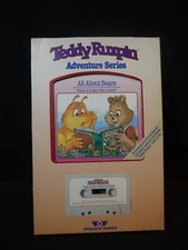 1985 WOW The World of Teddy Ruxpin: ALL ABOUT BEARS Book  Cassette Tape Set