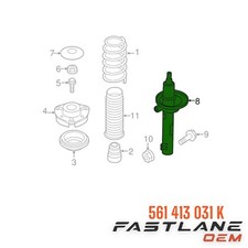 2012-2019 VOLKSWAGEN PASSAT FRONT LEFT/RIGHT STRUT NEW OEM 561 413 031 K