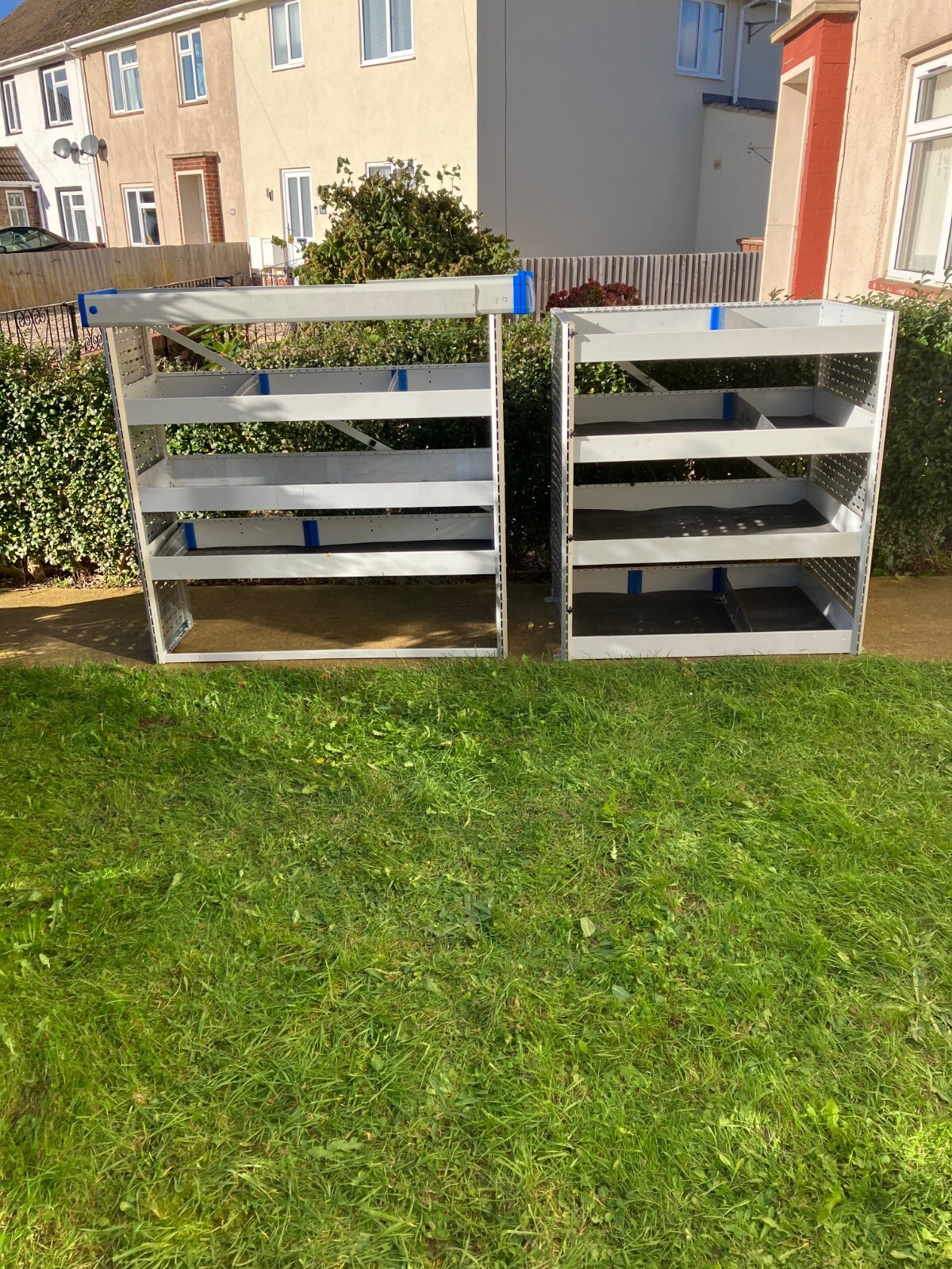 2 Piece Set Of Used SORTIMO Metal Van Racking / Shelving Underneath Storage Area eBay