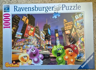 Ravensburger Puzzle 1000 Teile GELINI AM TIME SQUARE OVP NEU JÖRG ZAHRADNICEK - Bild 1 von 2