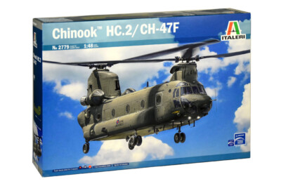 Boeing Chinook HC.2 CH-47F Hubschrauber Kunststoff Kit 1:48 Modell Italeri