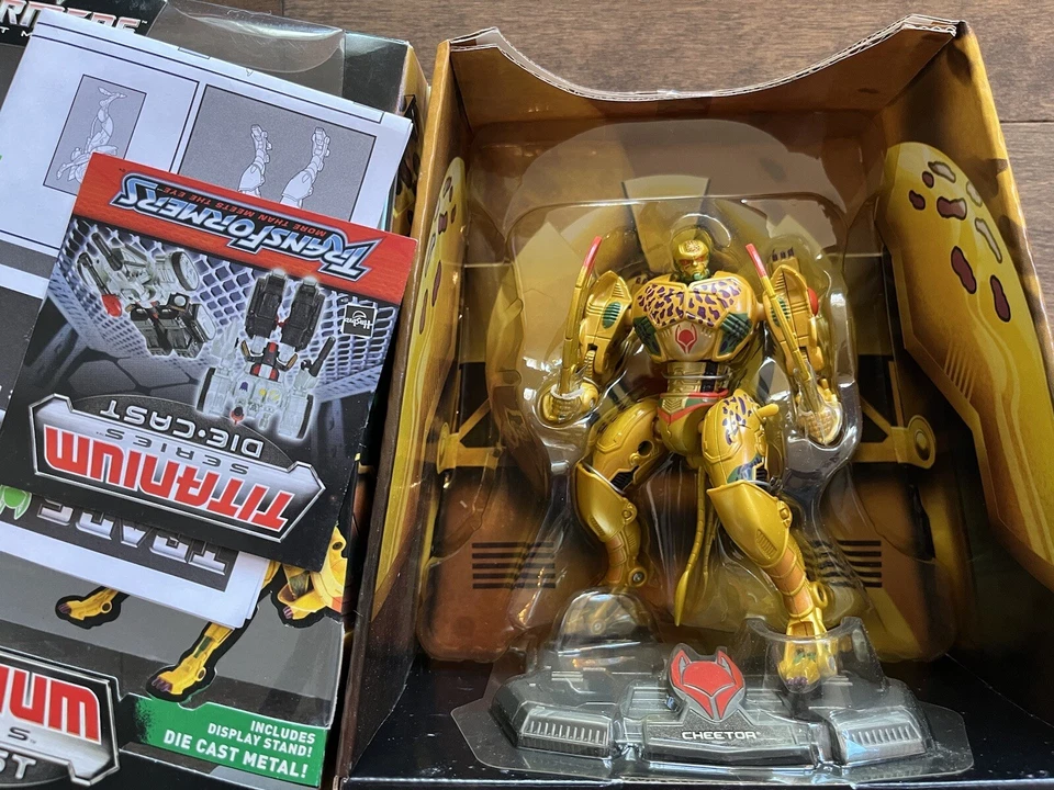 RARE Transformer Hasbro Titanium Serie Die Cast 2007 CHEETOR Diecast Alloy G1 - Image 2 of 4