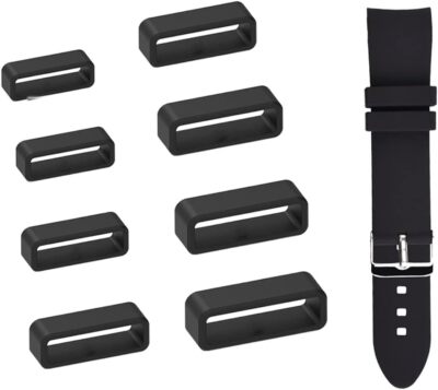 New Watch Strap Loop Rubber Strap Holder Replacement Band Keeper Sizes Uk  UK