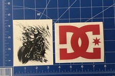 Lot 2 Dc Shoes Gear Clothing Authentic Sticker Motorcycle