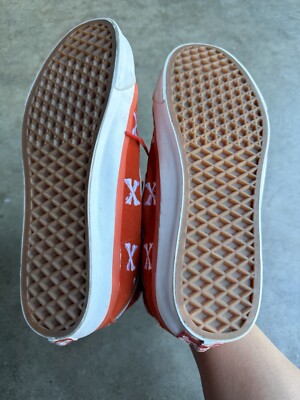 WTAPS x Vans Syndicate Sk8 Hi Bones sz 9.5 Orange | eBay