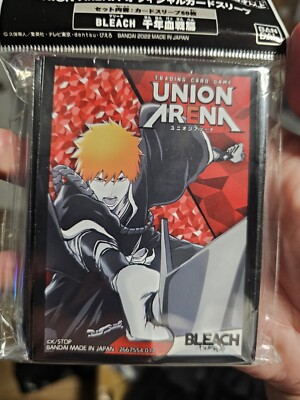 Ichigo Kurosaki Union Arena BLEACH TYBW 60 Pack Sleeve Jump Festa