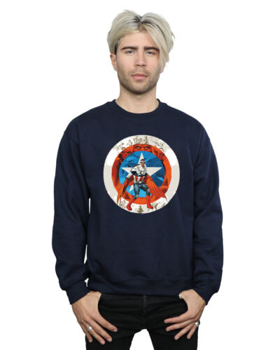 Puro Dominante harto Marvel Hombre Captain America Sam Wilson Shield Camisa De Entrenamiento  Azul | eBay