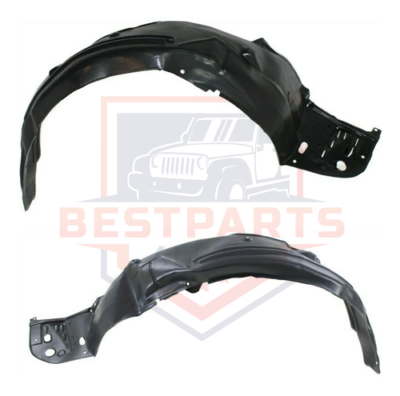 Front Fender Liners Set Of 2 For 2013-2015 Honda Accord Coupe Left & Right HO1249152