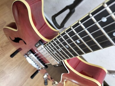 YAMAHA SA1000 Super Axe PR Red 1980 Semi Hollow Body Electric