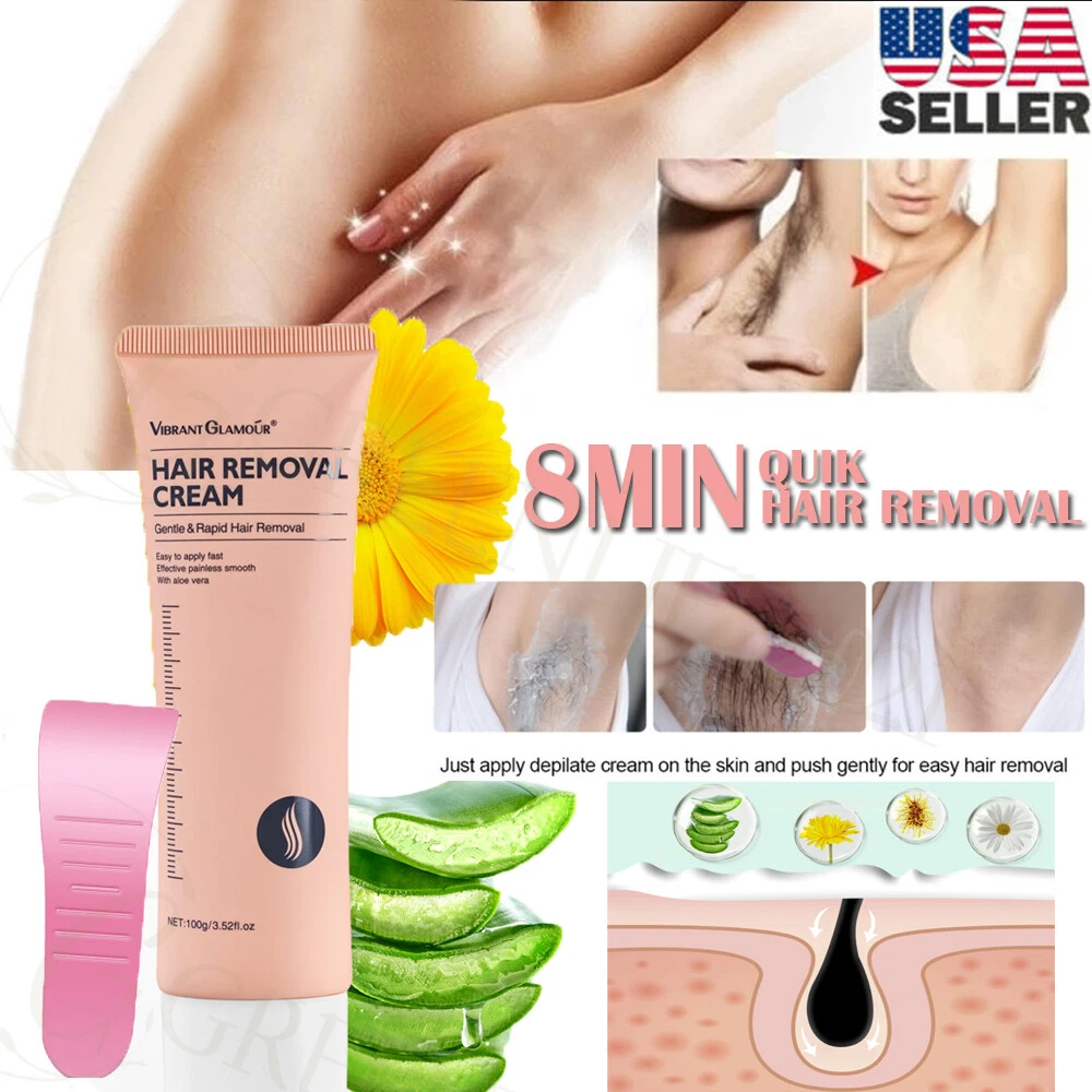 Permanent Hair Removal Cream Painless Legs Pubic Armpit Depilatory