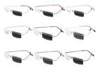 Frameless Photochromic Nearsighted Glass Rimless Sunglasses -1.0 -6.0