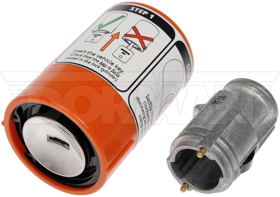 Cilindro de trava de ignição Dorman para 1999-2004 Chrysler 300M 2000 2001 2002 2003 - Imagem 2 de 3