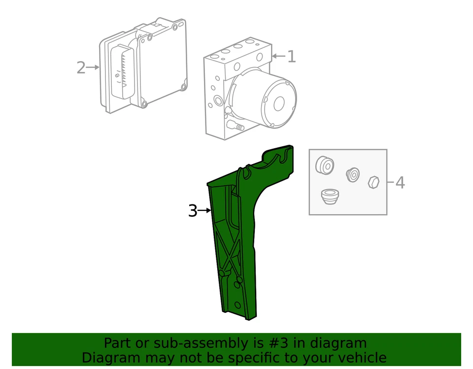 Soporte de montaje original GM 23218449 Foto 2 de 4
