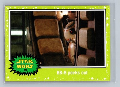 2015 Star Wars Journey to the Force Awakens Hutt Slime #104 BB-8 peeks out