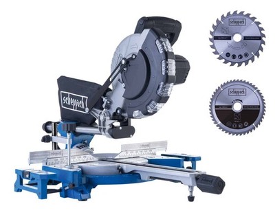 Scheppach Kapp- und Gehrungssäge HM216 inkl. 2.Sägeblatt | Ø216mm | 2000W