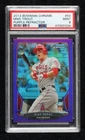 2013 Bowman Chrome Purple Refractor 90/199 Mike Trout #50 PSA 9 MINT