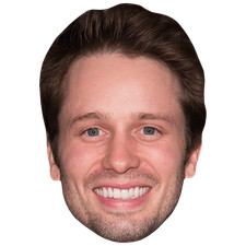 Tyler Ritter (Stubble) Big Head. Larger than life mask.