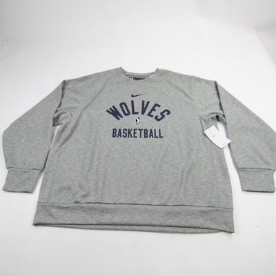 Iowa Wolves Nike NBA Authentics Dri-Fit Sweatshirt Men's Gray New