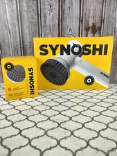 Synoshi Electric Spin Scrubber, Cleaning Brush with 3 Replaceable Cleaning Heads
