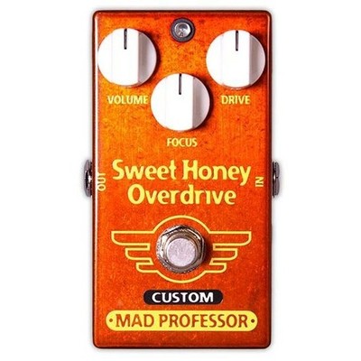 MAD PROFESSOR Sweet Honey Overdrive Gitarrenpedal Custom Fat Bee neue Garantie